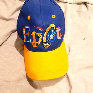 Disney Hat - Baseball Cap Hat - Epcot - Blue And Orange